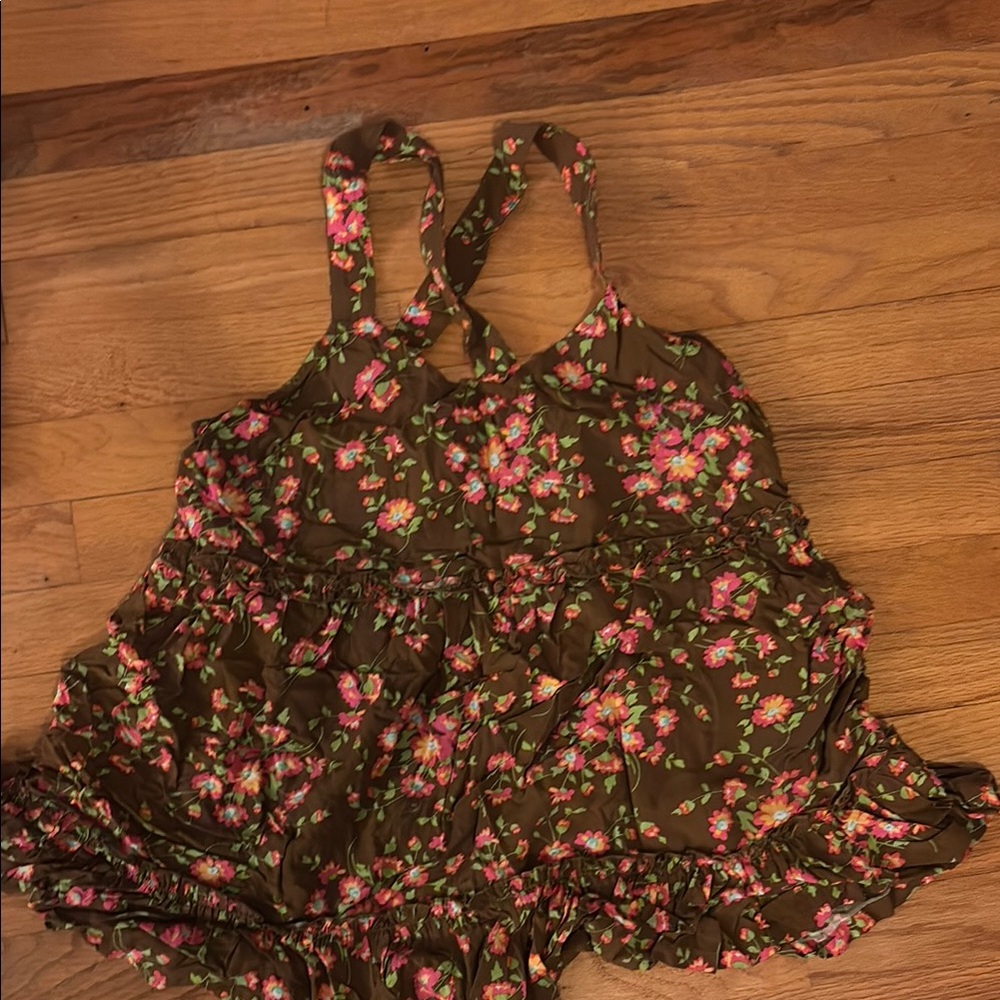 Matilda Jane Floral Brown top
